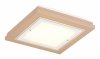 Lampa sufitowa plafon kwadratowy 32cm drewniany klasyczny nowoczesny minimalistyczny beżowy TABOR 7267 Argon